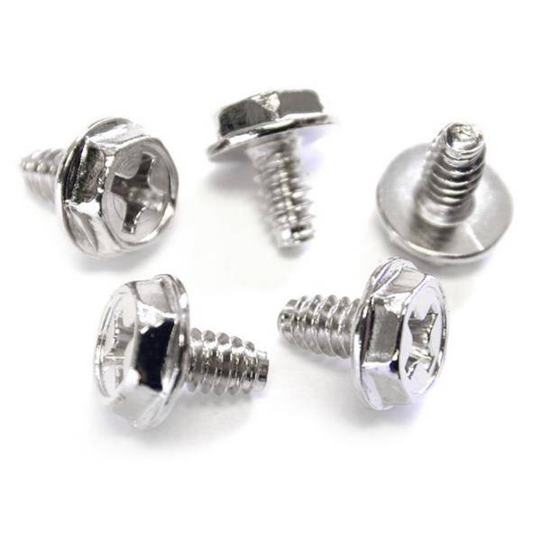 StarTech.com Ersatz PC-Montageschrauben 6-32x1/4 UNC - 50 Stück - Schrauben lang - Schrauben-Kit - Silber - 0.6 cm (Pack