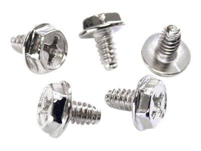 StarTech.com Ersatz PC-Montageschrauben 6-32x1/4 UNC - 50 Stück - Schrauben lang - Schrauben-Kit - Silber - 0.6 cm (Pack