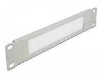 DeLOCK - Kabelführungspanel mit Bürste - Grau - 1U - 25.4 cm (10")
