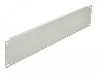 DeLOCK Network Cabinet Blind Cover - Rack-Blindabdeckungsplatte - Grau - 2U - 48.3 cm (19")
