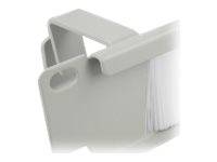 DeLOCK Cable Management Brush Strip with 5 hooks - Kabelführungspanel mit Bürste - Grau - 1U - 48.3 cm (19")