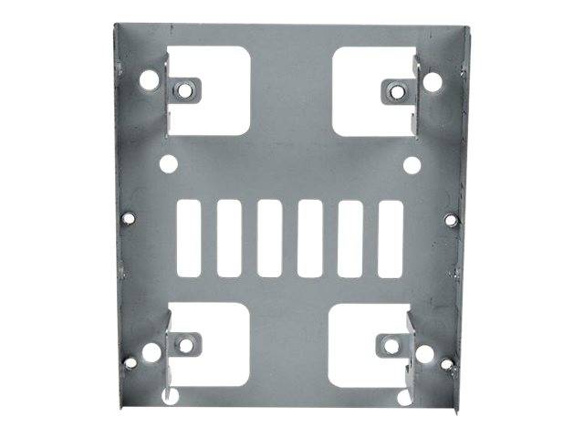 StarTech.com Dual 2,5 SATA Festplatten auf 3,5 Einbauschacht Halterung - 2-fach HDD/SSD Halterung mit SATA Strom- und Da