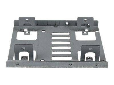 StarTech.com Dual 2,5 SATA Festplatten auf 3,5 Einbauschacht Halterung - 2-fach HDD/SSD Halterung mit SATA Strom- und Da