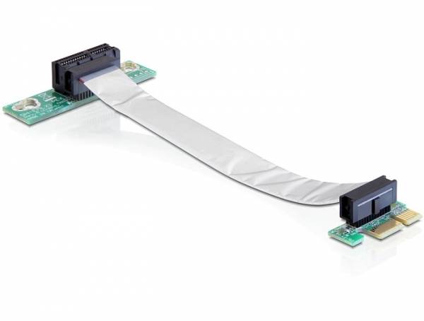 Delock Riser Card PCI Express x1 with Flexible Cable