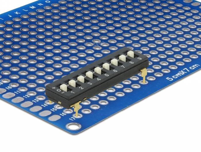 DeLOCK 66309, DIP switch, 2 Stück(e), Röhre