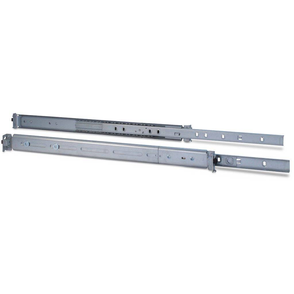 Inter-Tech 18" Telescopic rail - Rack-Schienen-Kit - Grau - 1U - 48.3 cm (19")
