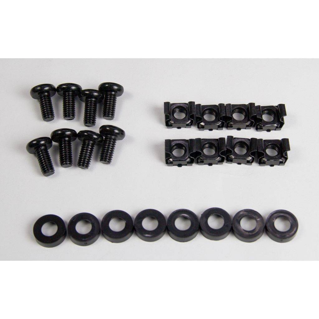 Inter-Tech SW-550/800 - Rack - Regal - Seite - Schwarz, RAL 9005 - 1U - 48.3 cm (19")