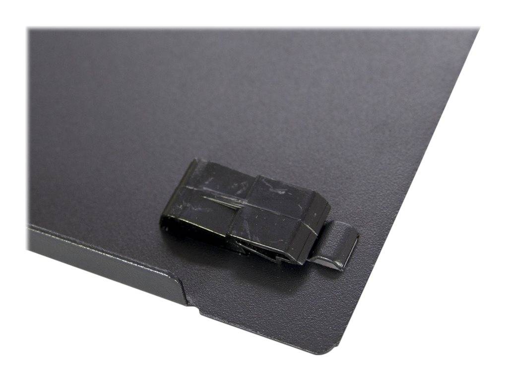 Inter-Tech - Blindplatte - Schwarz, RAL 9005 - 1U - 48.3 cm (19")