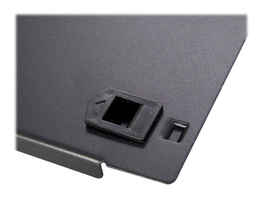 Inter-Tech - Blindplatte - Schwarz, RAL 9005 - 2U - 48.3 cm (19")