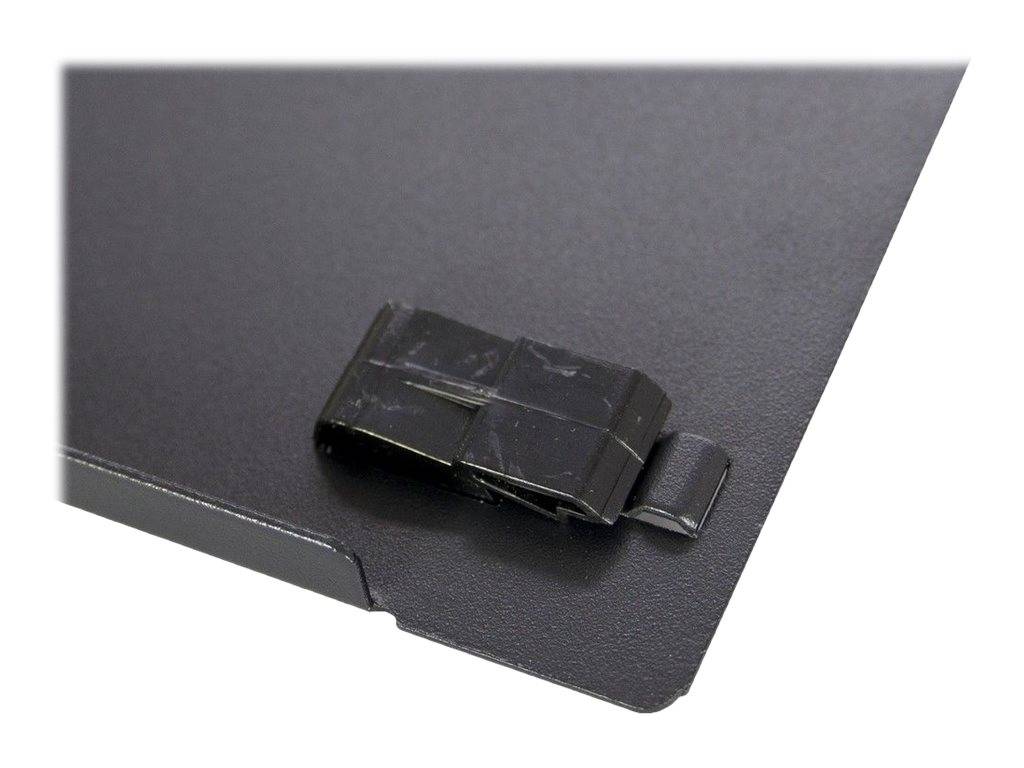 Inter-Tech - Blindplatte - Schwarz, RAL 9005 - 2U - 48.3 cm (19")