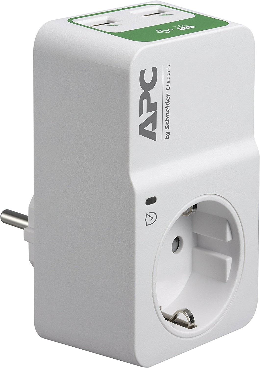 Adapter Essential SurgeArrest 1fach 2x USB-Anschluss