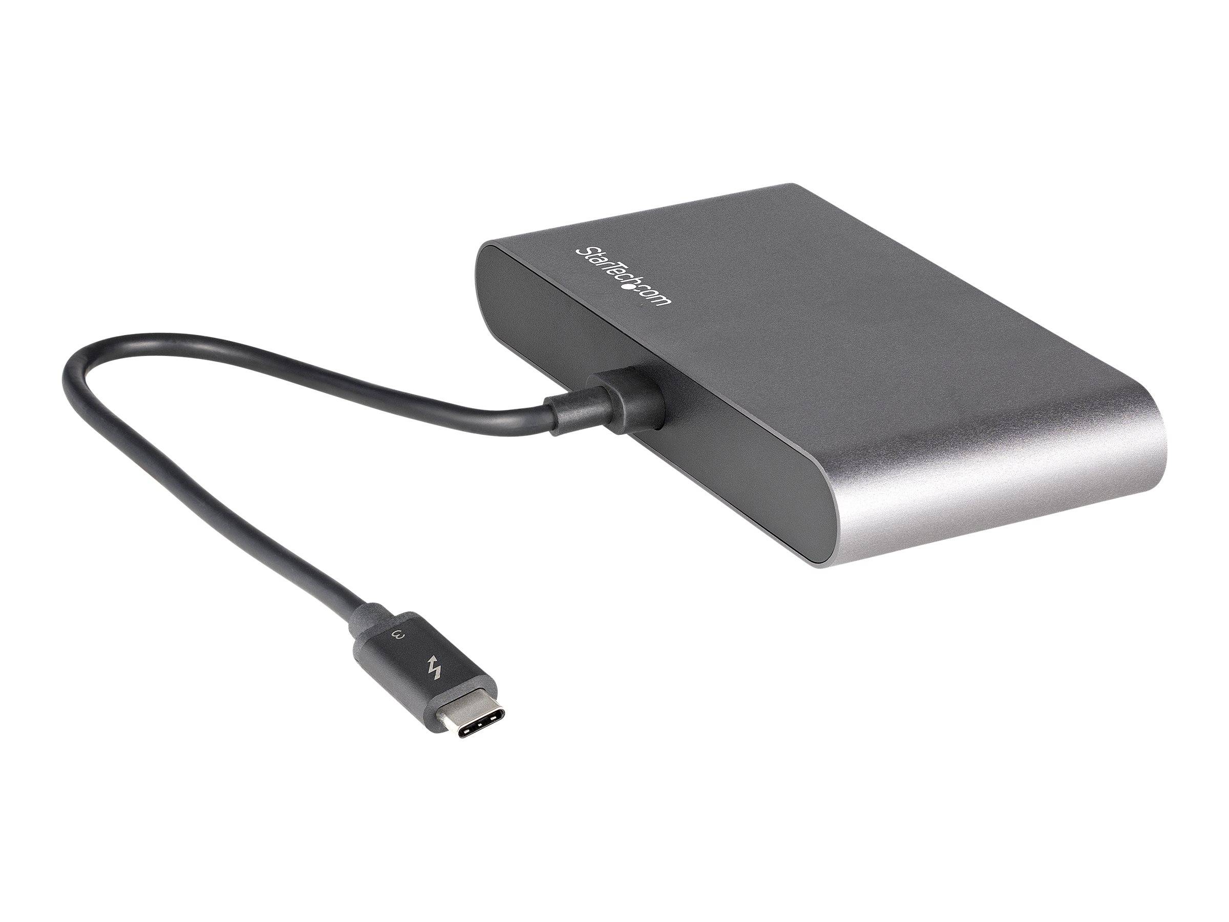 StarTech.com Thunderbolt 3 Mini Dock - Tragbare TB3-Dockingstation mit dual Monitoren und DP 4K 60 Hz