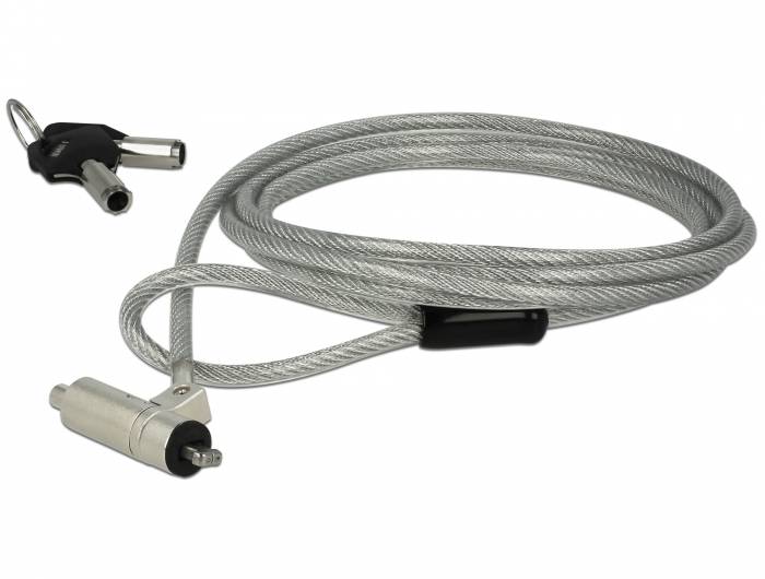 Navilock 20653, 1,8 m, Kensington, Schlüssel, Silber