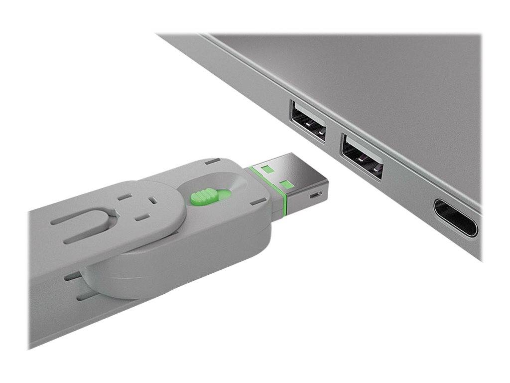 Lindy USB Port Blocker - USB-Portblocker - grün