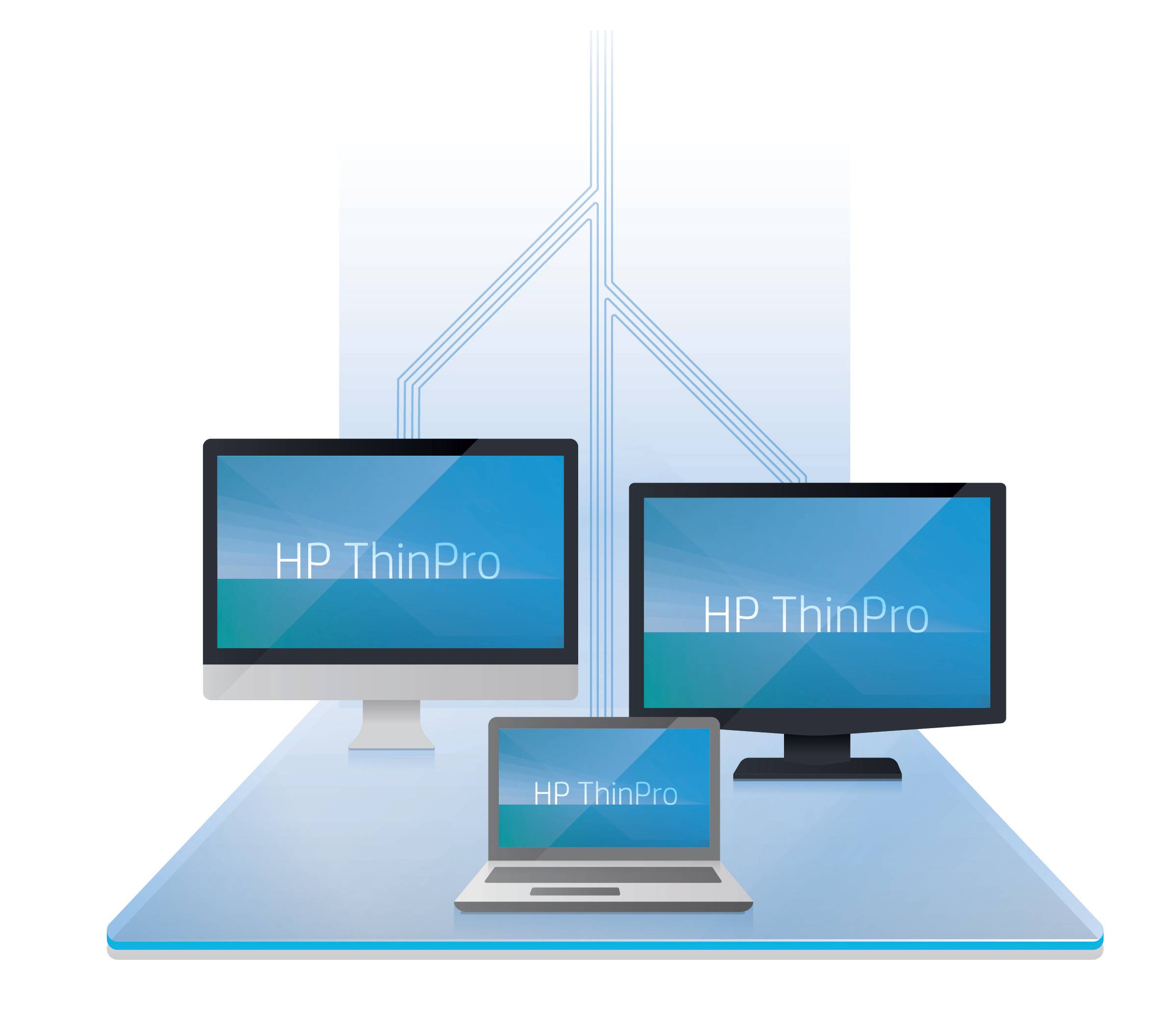 HP ThinPro for PC Converter, Fernzugriff, 2000 MB, 2048 MB, Intel/AMD, Business, Unternehmen