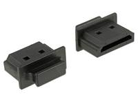 DeLOCK HDMI A female - Staubabdeckung mit Griff für HDMI A Buchse - Schwarz (Packung mit 10)