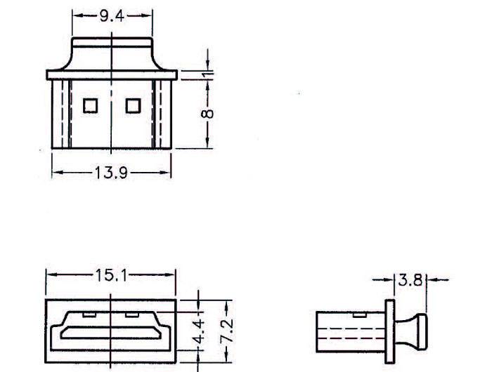 DeLOCK HDMI A female - Staubabdeckung mit Griff für HDMI A Buchse - Schwarz (Packung mit 10)