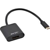 INLINE - USB Display Konverter - USB-C Stecker zu DisplayPort 4K/60Hz schwarz