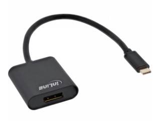 INLINE - USB Display Konverter - USB-C Stecker zu DisplayPort 4K/60Hz schwarz