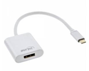 INLINE - USB Display Konverter - USB-C Stecker zu DisplayPort 4K/60Hz silber