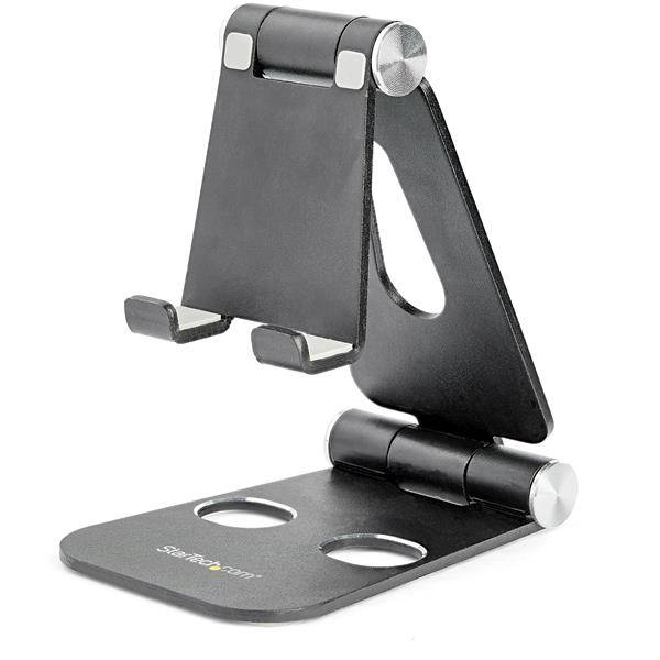 StarTech.com Handy und Tablet Halterung (Faltbar, Tablet- / Handyständer, Multi-Winkel, Smartphone Halterung)