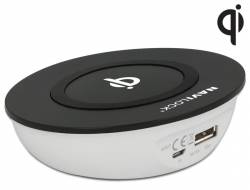 Navilock 65907, Indoor, Gleichstrom, USB, Schwarz, Weiß