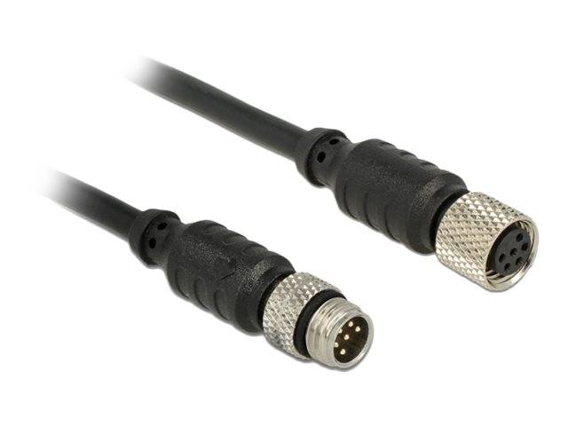 Navilock - GPS-Kabel - 6-poliges M8 männlich bis 6-poliges M8 weiblich