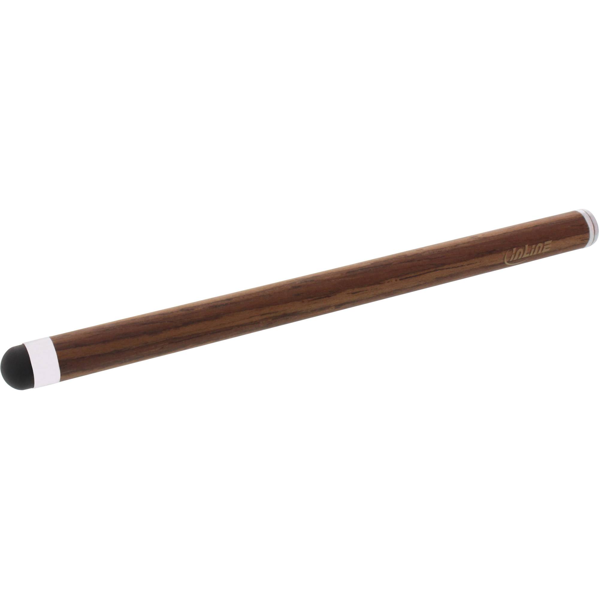 INLINE - woodstylus - Stylus-Stift für Touchscreens - Walnuss/Metall