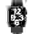 Apple Watch 38/40/41mm Silikon Sportarmband in S/M - Schwarz