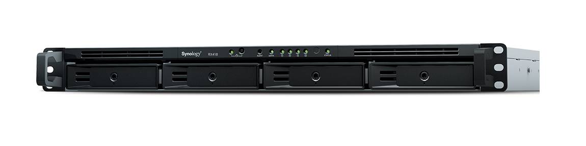 Synology RX418 Expansion Unit - Speichergehäuse - 4 Schächte (SATA-600)