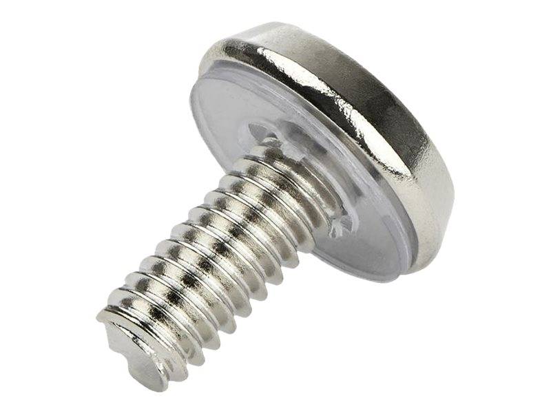 StarTech.com 12-24 Server Rack Screws - 50 pack - Nickel-plated - Rack-Schrauben - Silber - US-Regierung (Packung mit 50