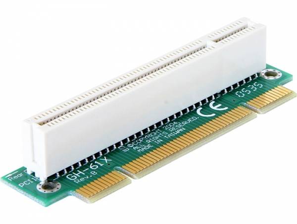 Delock Riser Card PCI Angled 90° Left insertion