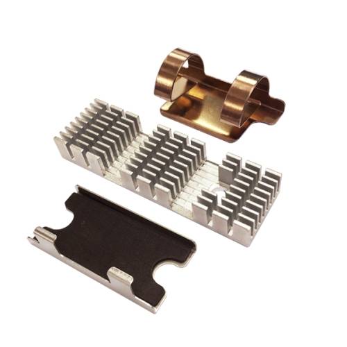 QNAP HS-M2SSD-02 - Solid State Drive Kühlkörper - Dunkelgrün (Packung mit 2)