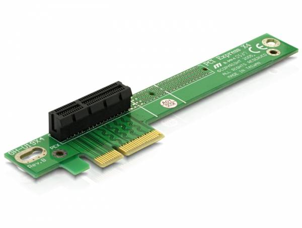 DeLOCK Riser Card PCI Express x4 Angled 90° Left insertion