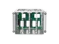 HPE 2SFF NVMe/SAS Smart Carrier Front/Rear Drive Cage Kit - Gehäuse für Speicherlaufwerke - 2.5" (6.4 cm)