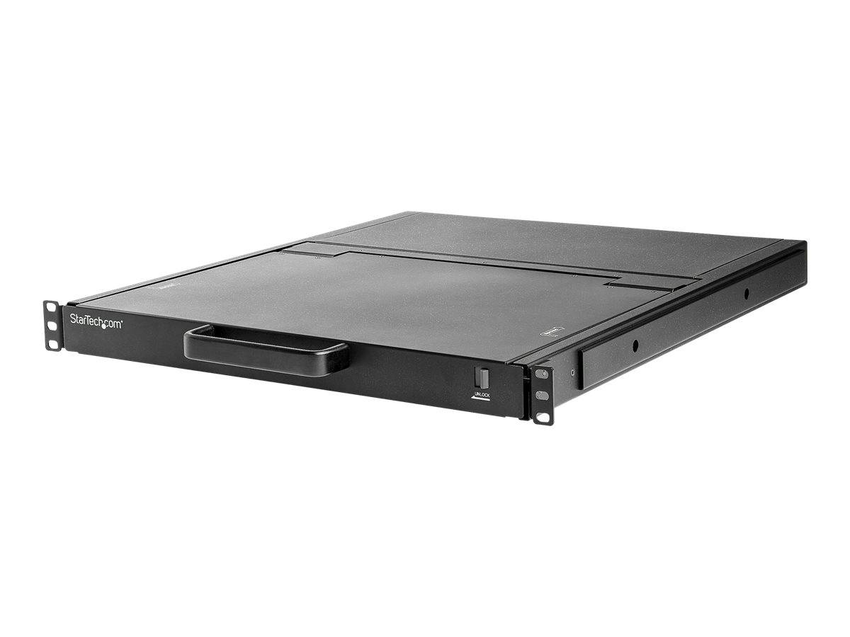 StarTech.com 1 HE KVM Konsole für Server Racks - VGA KVM - 17,3in - 1080p HD - KVM-Konsole mit KVM-Switch - 1 Anschlüsse - USB - 43.9 cm (17.3")