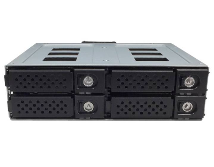 Jou Jye Computer N-49SS, HDD / SSD-Gehäuse, 2.5 Zoll, SAS, SAS-2, SAS-3, SATA, Serial ATA II, Serial ATA III, 12 Gbit/s, Hot-Swap, Schwarz