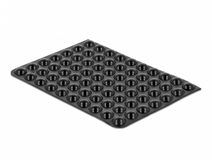 DeLOCK - Gummifüße - Schwarz