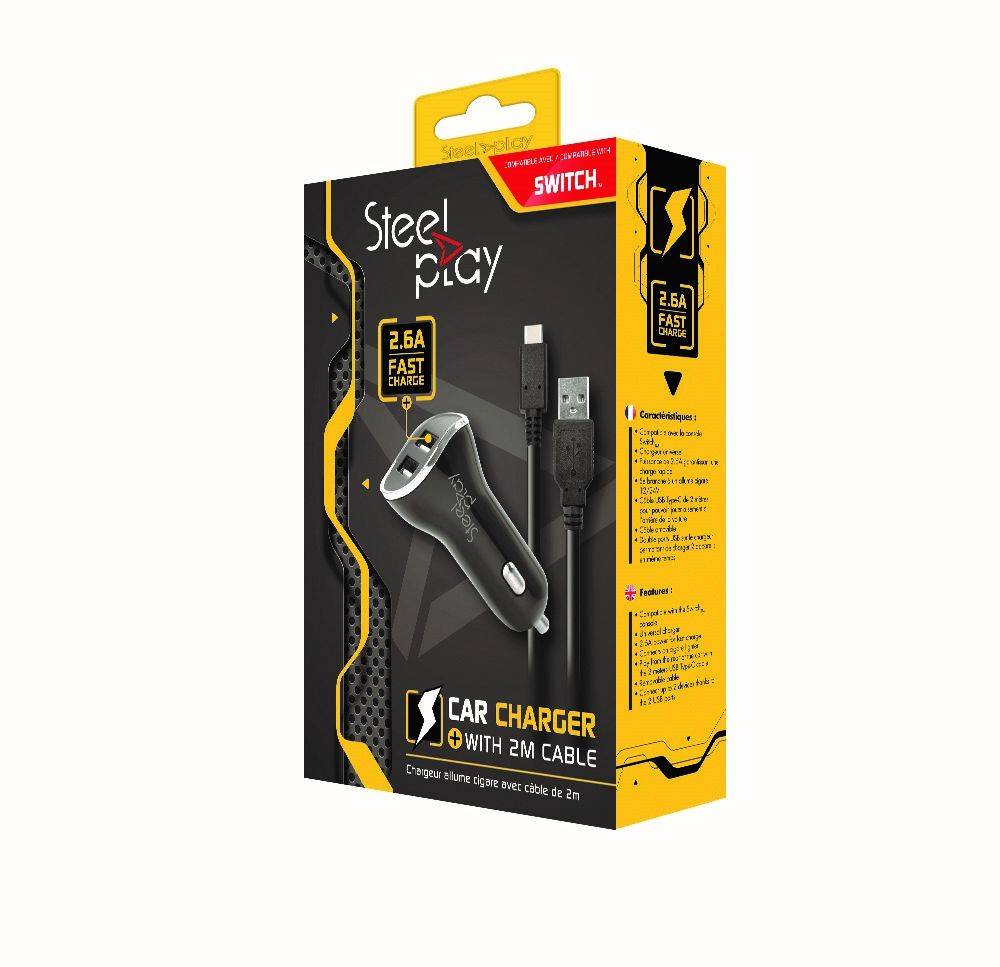 Steelplay - Auto-Netzteil - 2.6 A - 2 Ausgabeanschlussstellen (USB)