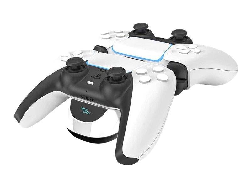 Steelplay - Ladeständer - 1 A - 2 Ausgabeanschlussstellen (USB-C)