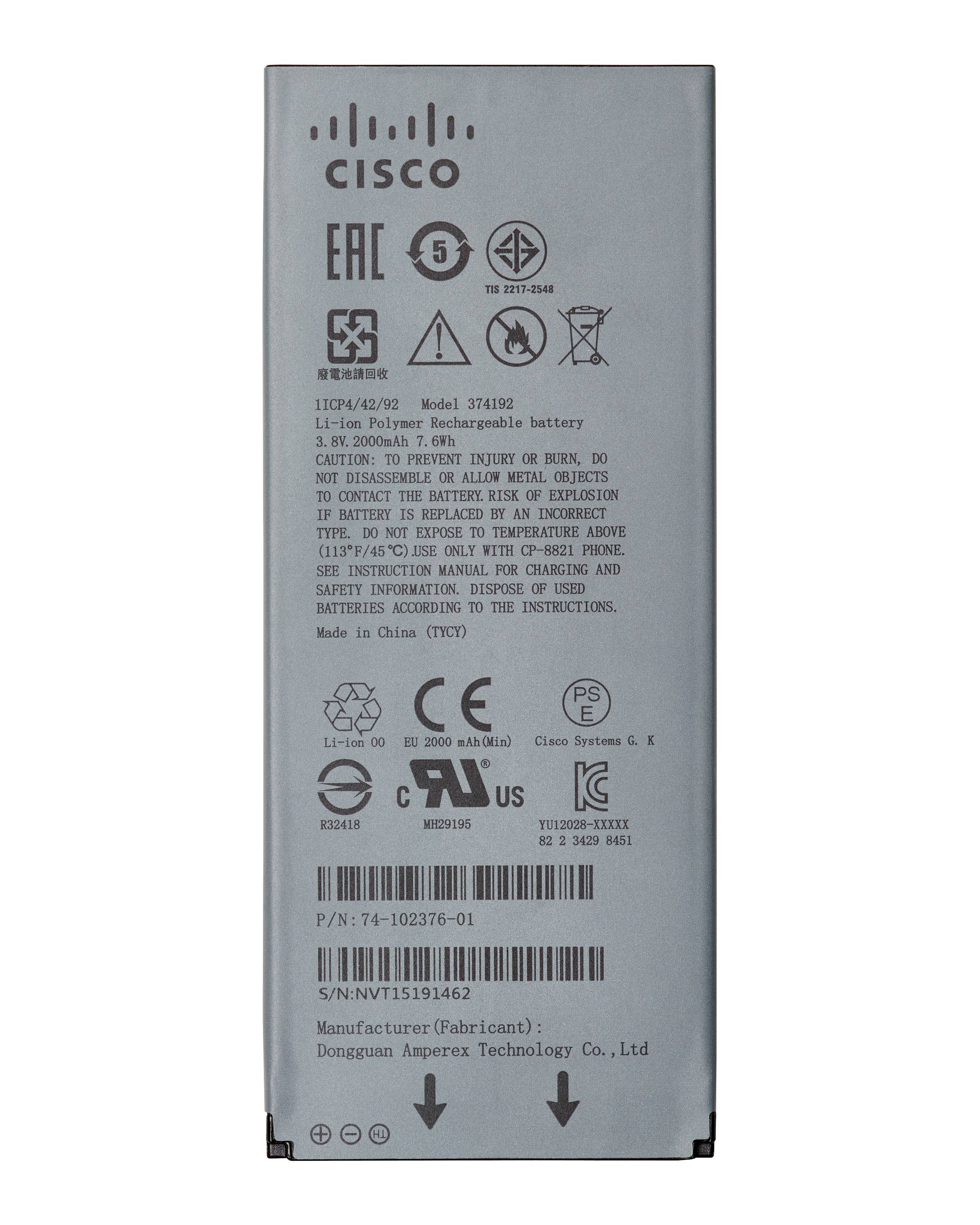Cisco - Batterie - für IP Phone 8821