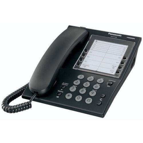 PANASONIC KX-T7710NE-B - Analoges Systemendgerät mit 8 programmierbaren Tasten - schwarz