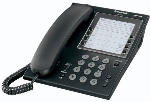 Panasonic KX-T7710NE-B - Telefon mit Schnur