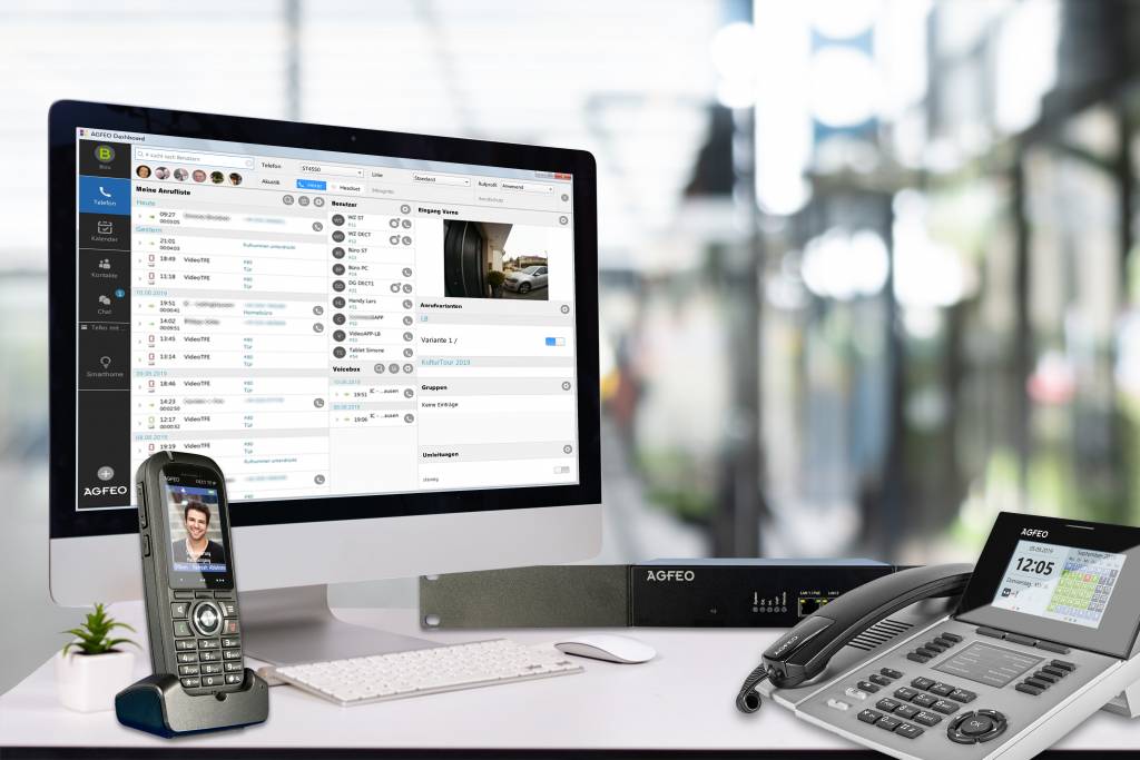 AGFEO ST 56 SENSORfon - Digitaltelefon - Silber