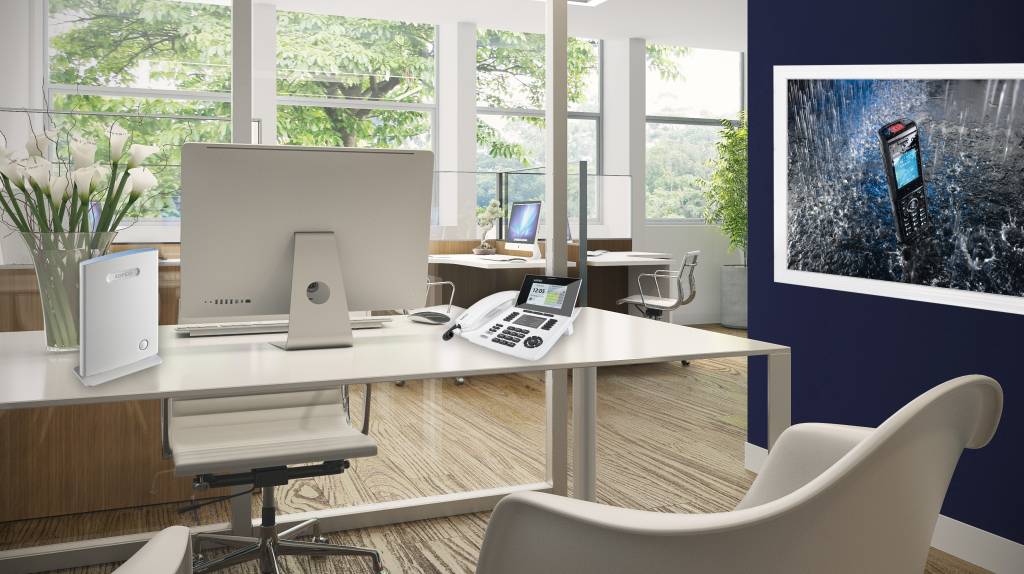 AGFEO ST 56 SENSORfon - Digitaltelefon - Silber