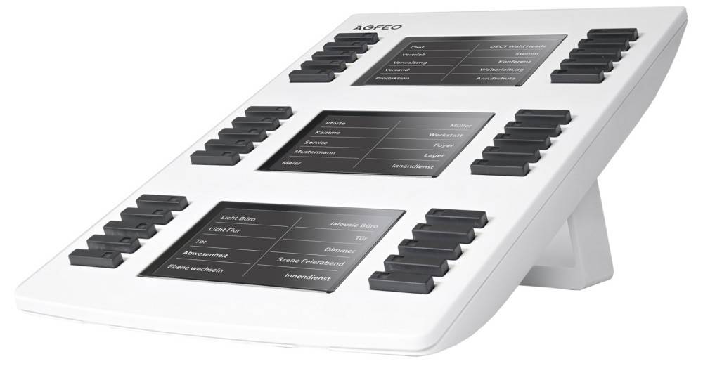 Agfeo Tasten-Erweiterung STE 56 weiss