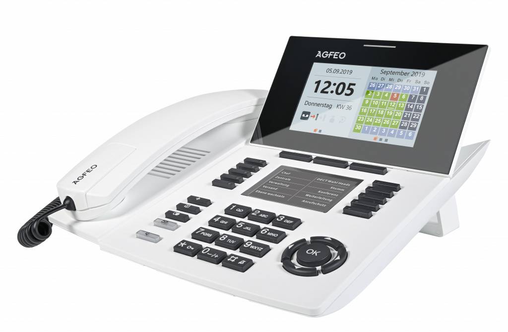 AGFEO ST 56 IP SENSORfon - VoIP-Telefon - weiß