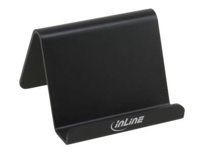 InLine - Aufstellung für Handy - Schwarz - Schreibtisch