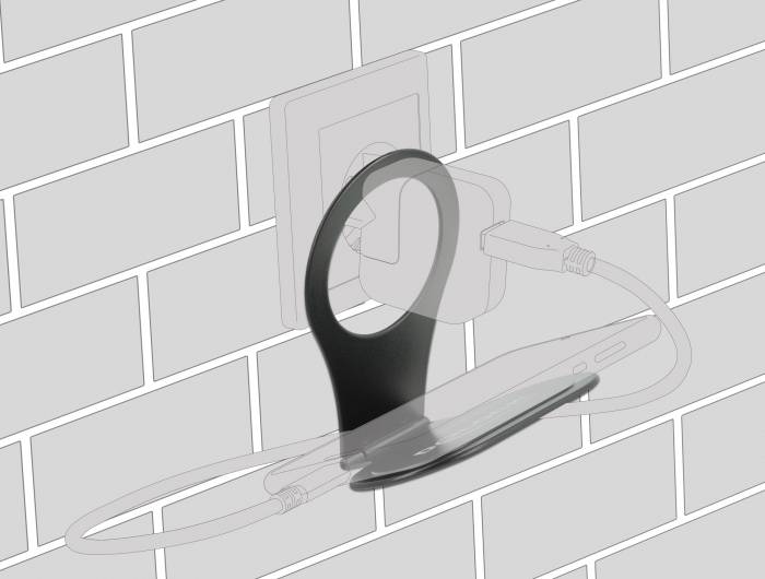 DeLOCK Charging Holder - Halter für Handy - Schwarz