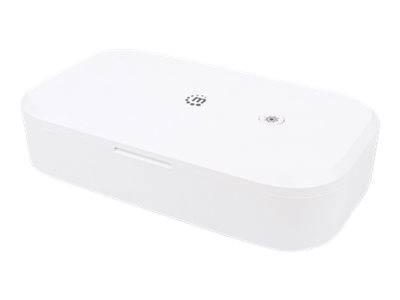 Manhattan UV Phone Sanitizer (Clearance Pricing), Integrated UV LEDs to eliminate germs, viruses and bacteria, Quick 1-m